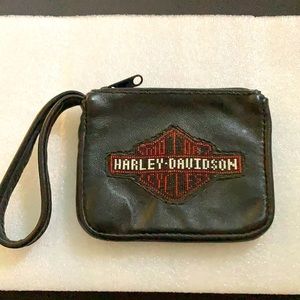 Hand Made Leather wristlet